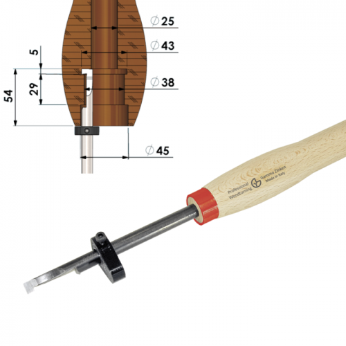 Gamma Zinken Crush Grind chisel