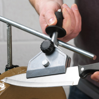 Long knife sharpening jig