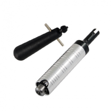 Handpiece for flexible shaft with chuks up to 4mm