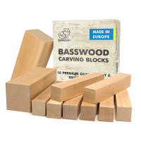 Set of Basswood Carving Blocks 10 pcs